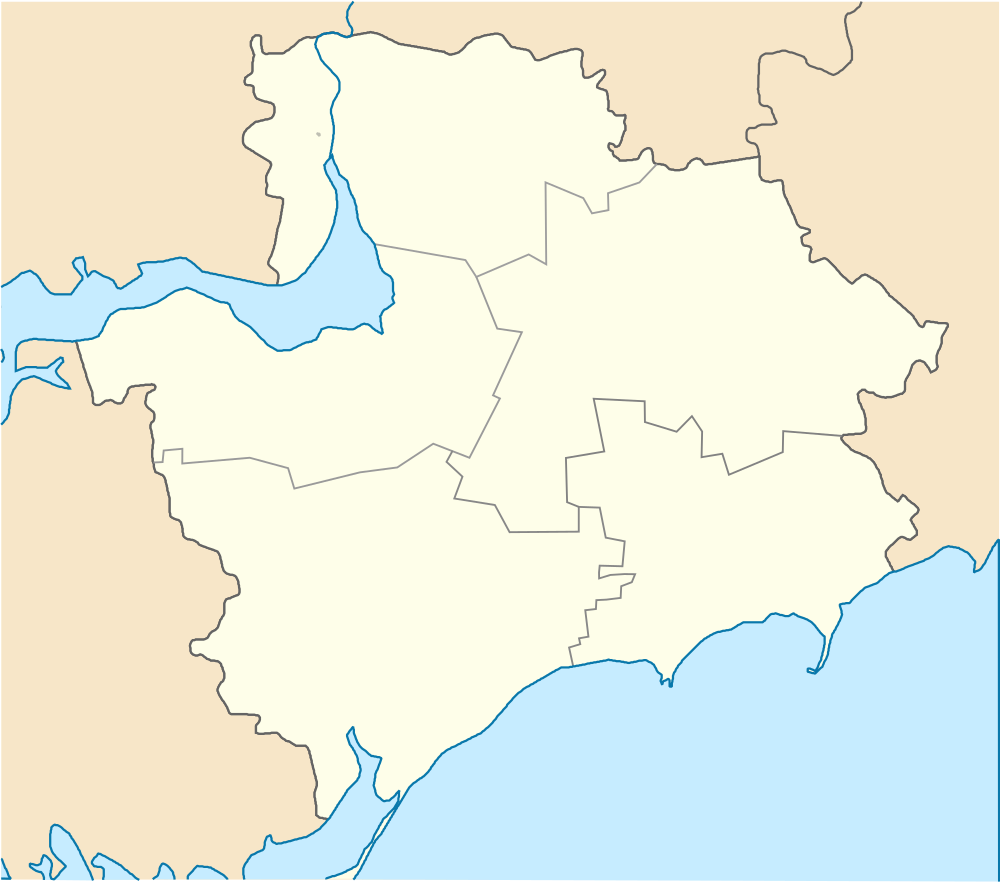 Russo-Ukrainian War detailed map (oblasts) is located in Zaporizhzhia Oblast