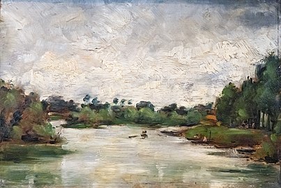 Bords de la Garonne, Albi, musée Toulouse-Lautrec.