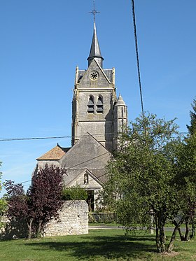 Vue depuis l'ouest.