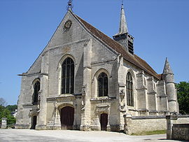 The church in Saint-Crépin-aux-Bois