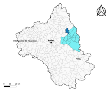 Castelnau-de-Mandailles dans l'intercommunalité en 2020.