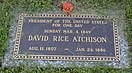 Plaque tombale de David Rice Atchison.