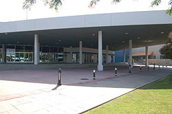 View of the Mechanics Bank Theater and Convention Center's Entrance