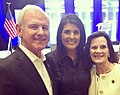 Nikki Haley (center)