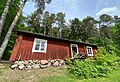 A cottage in the museum area.