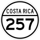 National Secondary Route 257 shield}}