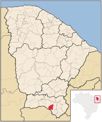 Barbalha – Mappa