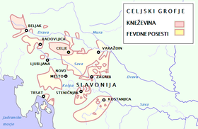 Localização de Condado de Celje