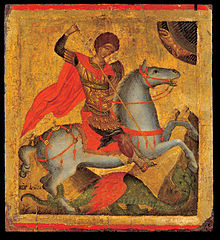 St George on Horseback, Slaying the Dragon