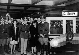 Inauguración de la línea E en Constitución, el 20 de junio de 1944