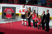 Craig Conroy's 1000th game