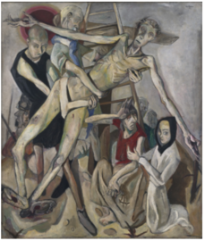 הירידה מהצלב מאת מקס בקמן (1917) MoMA, Nueva York