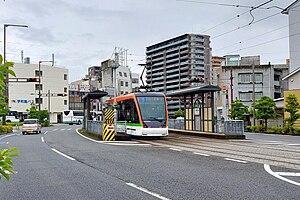 道後公園停留場（2024年5月）