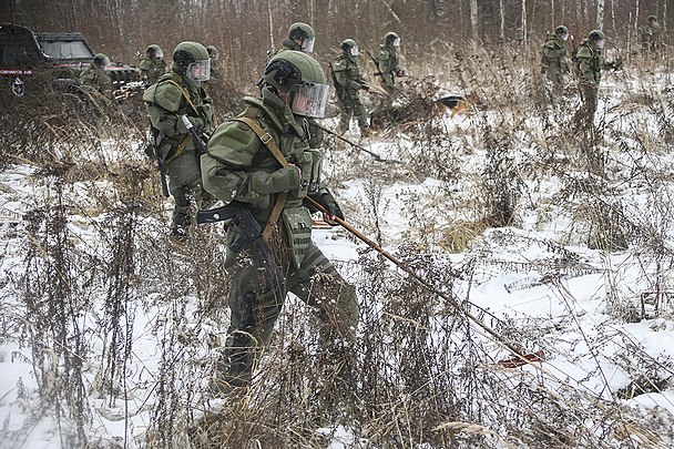 Подготовка младших специалистов Инженерных войск России в 66-м межведомственном учебном методическом центре (Николо-Урюпино)