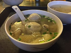 Fuzhou fish ball soup