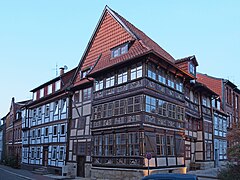 The Wernersches House (1606) is a half-timbered house with wood carvings in its façade.