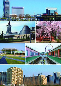 Chiba New Town Imba Nihon-idai Station Matsumushi-dera Hokuso Hana-ga-oka Park BIGHOP Mall Inzai Inzai-Makinohara Station surroundings