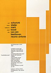 Juni-Festwochen Zürich (poster, 1957)