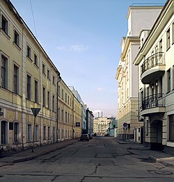 Малая Якиманка, вид на северо-запад.