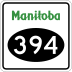 Provincial Road 394 marker