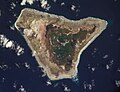 NASA orbital photo of Malden Island