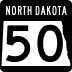 North Dakota Highway 50 marker