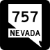 State Route 757 marker