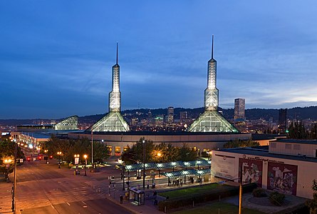 Oregon Convention Center, by Fcb981 (edited by JJ Harrison)