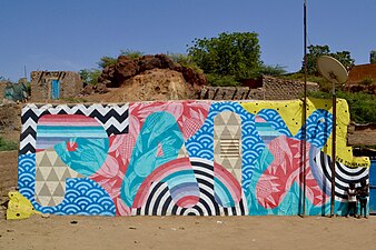 Paix sur une maison de Kombo au Niger, 2017.