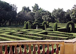 Le Laberint du parc du Labyrinthe d'Horta (1794), à Barcelone, Catalogne.