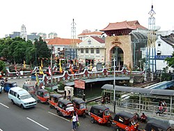 Southern gate of Pasar Baru