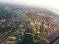 At least 15 of Pittsburgh's bridges are visible in this aerial photo.