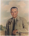 Portrait of Lyndon Baines Johnson, oil paint, 1969.
