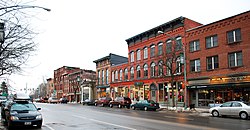 Market Street in the village of Potsdam