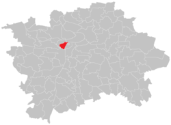 Location of Malá Strana in Prague