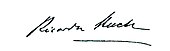 signature de Ricarda Huch