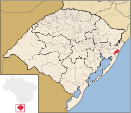 Osório – Mappa