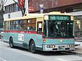 名駅起点（緑）と「昭和レトロカラーバス」