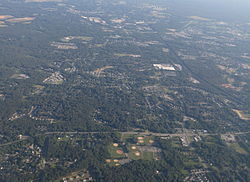 2014 aerial photo of Severn