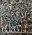 신년축제 중인 소그드인이 묘사된 돋음새김 묘비석, 567/573 AD.