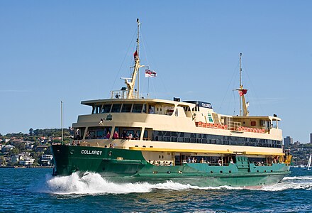 Sydney Ferry at Manly ferry services, by Diliff