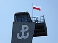 On the observation tower of the Warsaw Uprising Museum