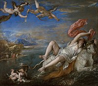 The Rape of Europa, c. 1560–1562, Isabella Stewart Gardner Museum, Massachusetts