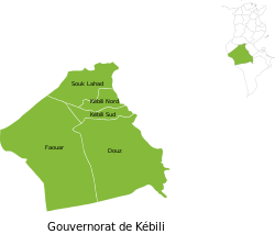Subdivisions of Kelibi Governorate