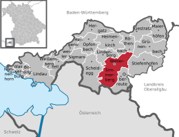 Weiler-Simmerberg – Mappa