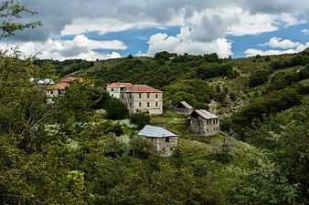 Поглед на едно од маалата во селото