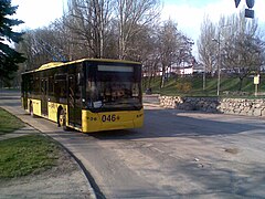 ЛАЗ Е183 у Запоріжжі