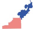 2018 Congressional election in Illinois' 1st district by county