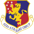 422nd Air Base Group Patch