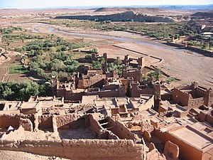 Aït Benhaddou sett från ovan